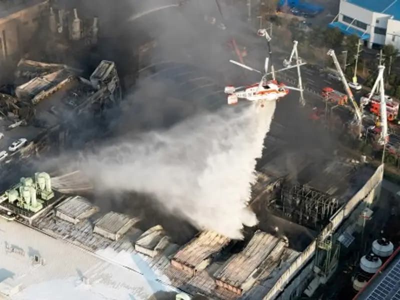 Güney Kore'de Fabrika Yangını: 10 Ölü, 59 Yaralı