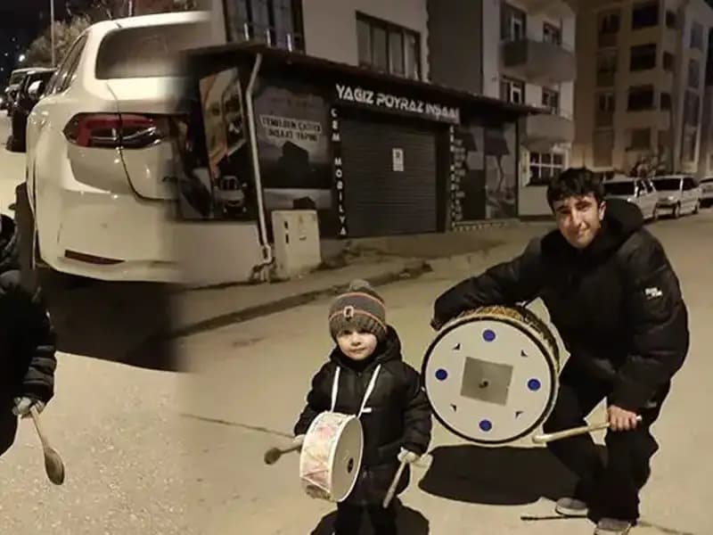 Türkiye'nin En Küçük Ramazan Davulcusu: 7 Yaşındaki Minik Yetenek