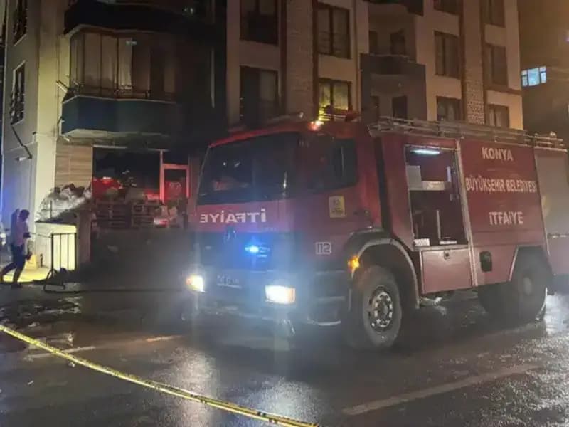 Market Yangınında Korkutan Anlar: Bir Can Kaybı