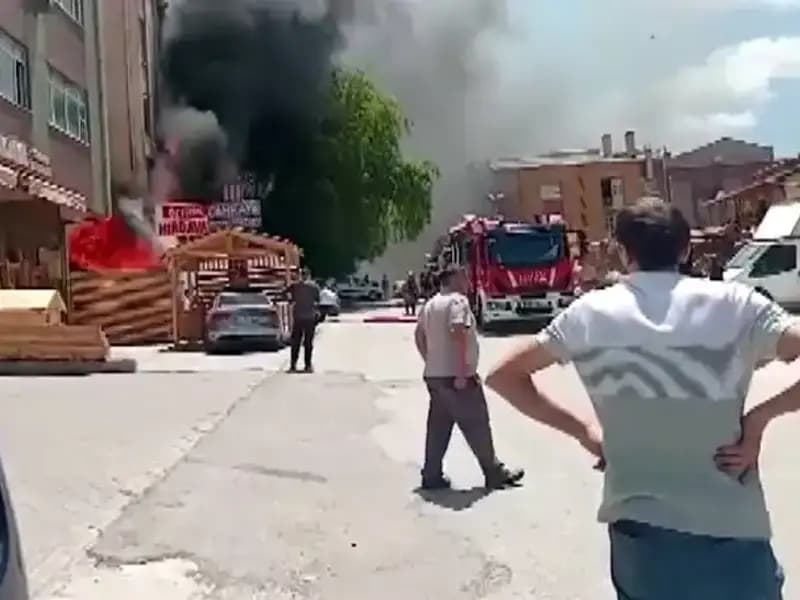 Ankara'da Yangın Korkutan Gelişmeler ve Eyaletin Üzerinde Oluşan Alevler