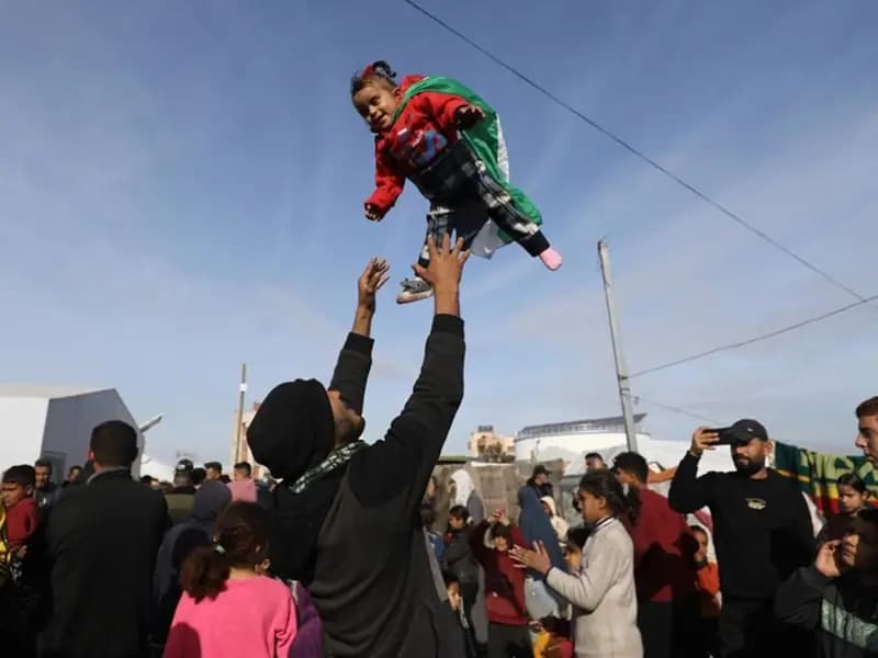 Gazze'de Uzun Süre Sonra İlk Sabah