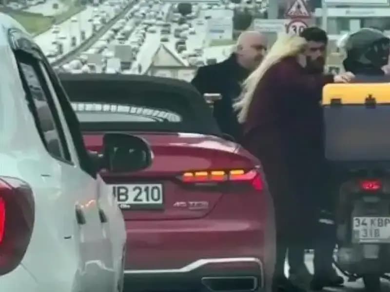 D-100'de Silahlı Tartışma: Motokurye Olayı Korkuttu