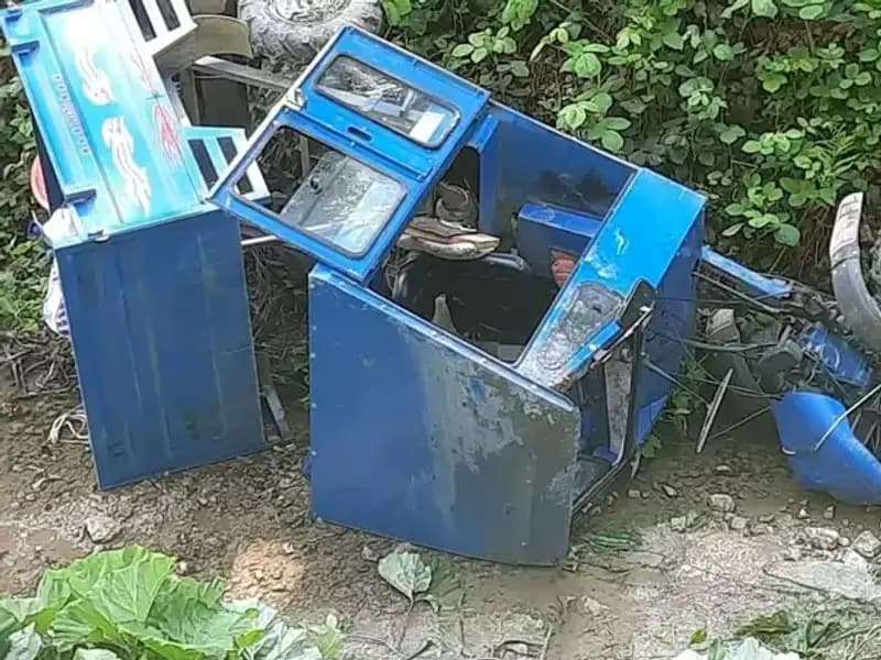 Kontrolden Çıkan Pat Pat Dereye Devrildi: Can Pazarı Yaşandı