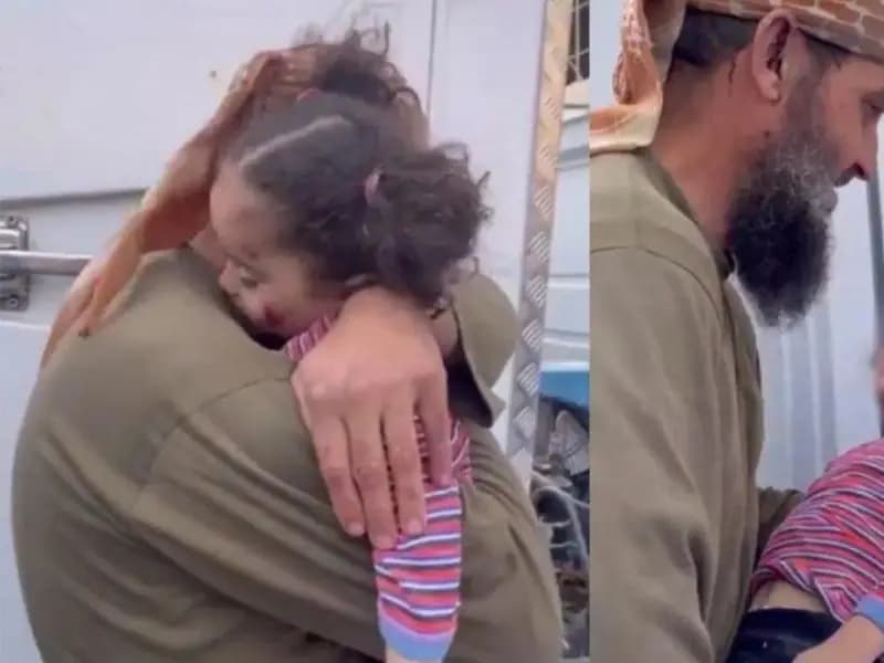 Torunuyla vedalaşan Khalid dede, şehit oldu