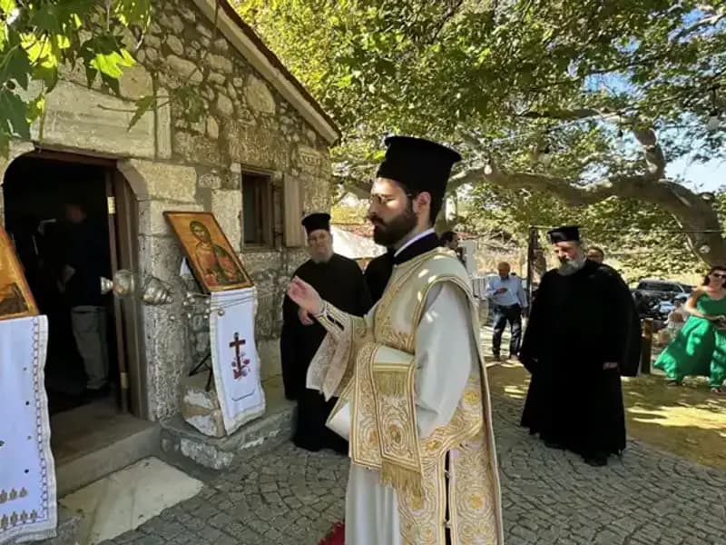 Bozcaada'da Geleneksel Aya Paraskevi Günü Ayini Coşkuyla Kutlandı