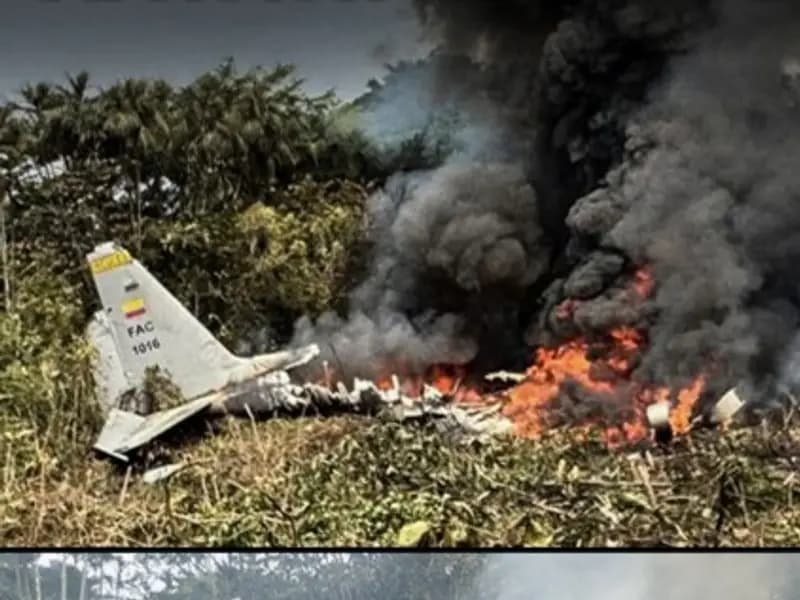 Kolombiya'da Askeri Uçak Düştü: 69 Kişi Hayatını Kaybetti