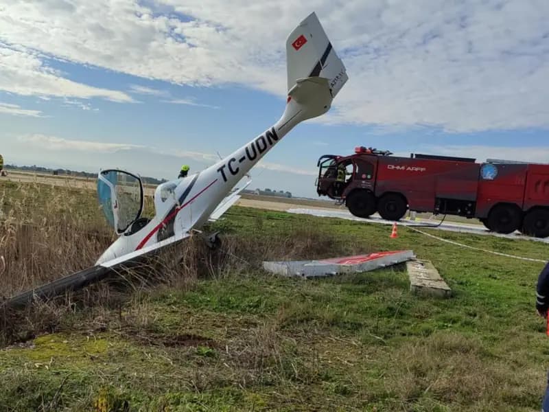 Bursa’da Eğitim Uçağı Kaza Yaptı