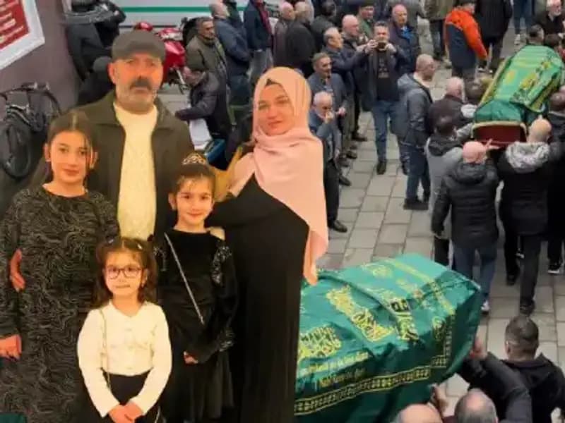 Rize, Strasbourg'da Hayatını Kaybeden Kız Kardeşlere Duygusal Bir Veda Törünü Gerçekleştirdi