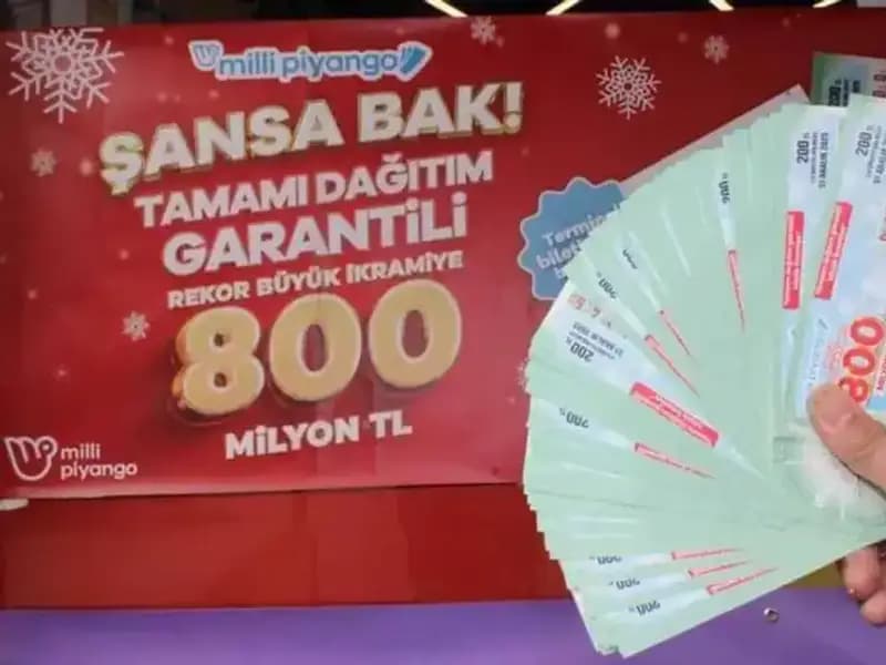 2026 Milli Piyango Yılbaşı Çekilişi: 800 Milyon TL İkramiye İçin Geri Sayım Başladı!
