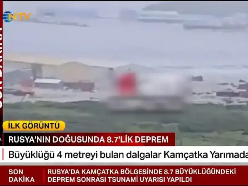 Kamçatka Kıyılarında İlk Tsunami Dalgaları: Neler Oluyor?