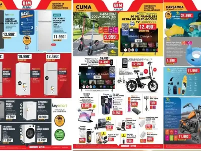 BİM’de Bu Hafta Neler Var? 8-11 Temmuz Aktüel Kataloğu Açıklandı