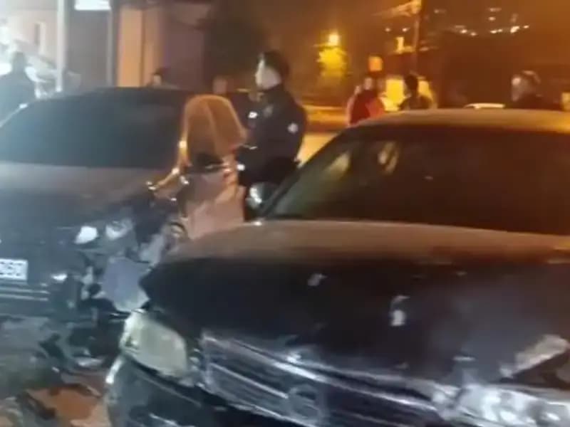 Çevirmeden Kaçarken Kontrolden Çıkan Araç Kaza Yaptı