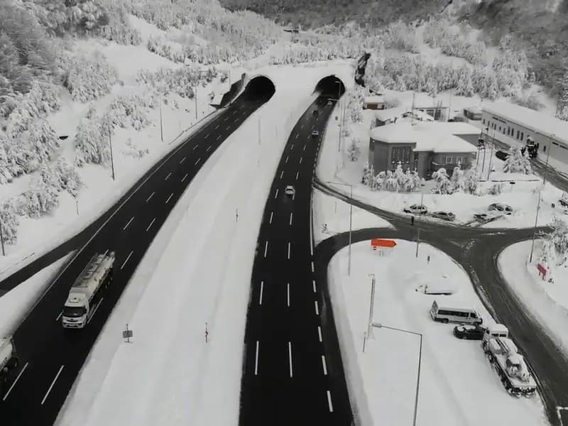Anadolu Otoyolu Bolu Dağı Kesimi Yarın Kapanıyor
