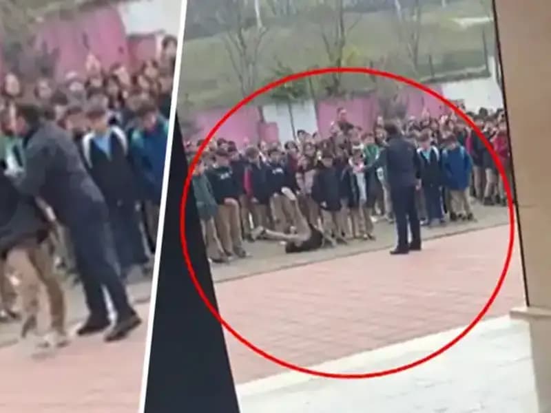 Okul Müdüründen Şok Eden Davranış: Öğrenciyi Yere Savurdu!