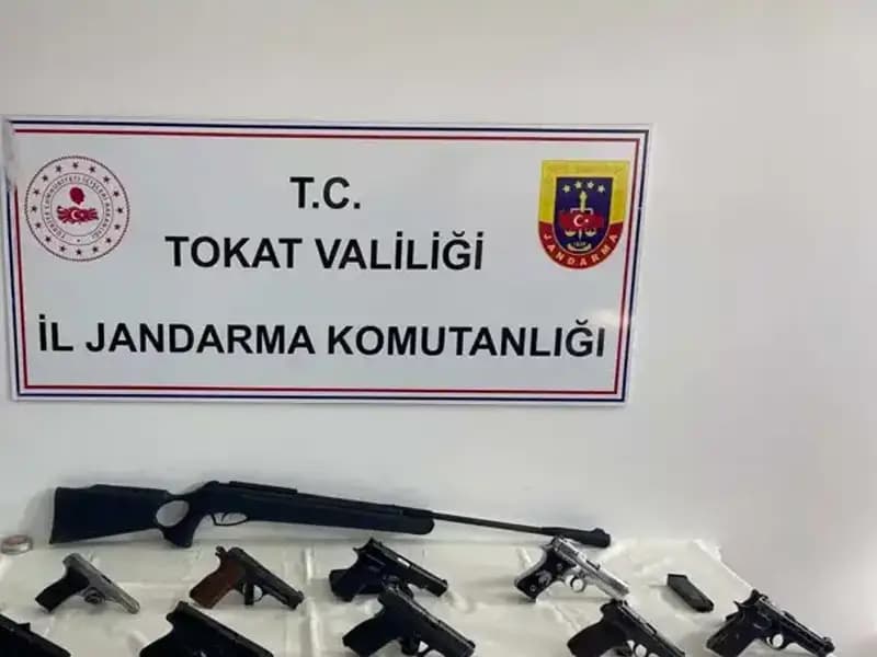 Tokat'ta Kaçak Silah Operasyonu: 2 Şahıs Gözaltına Alındı