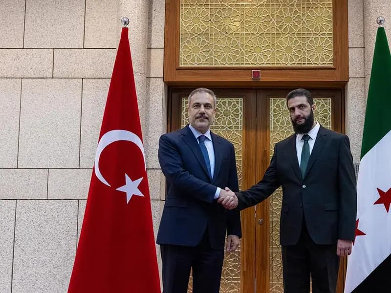 Bakan Fidan, Ahmed eşŞara ile Görüştü