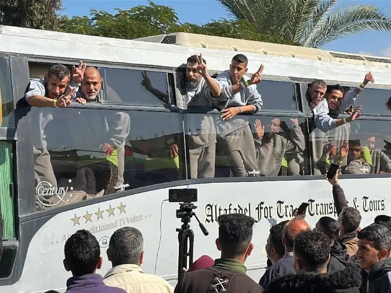 Filistinli Rehineler Özgürlüğüne Kavuştular