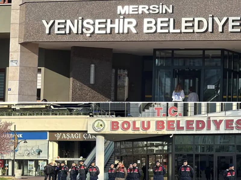 Mersin Yenişehir ve Bolu Belediyesi'ne Operasyon: Başkan Yardımcısı Tutuklandı