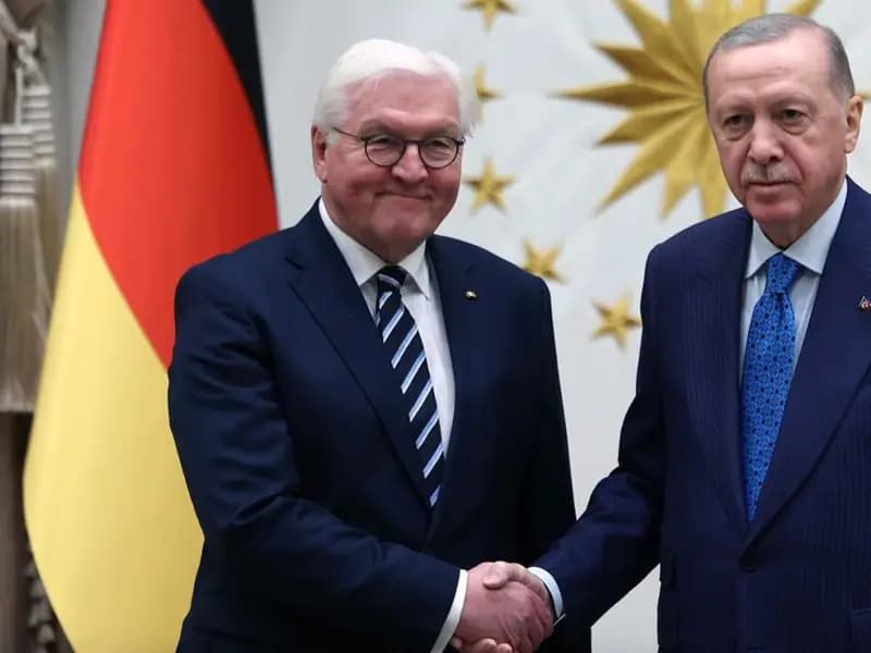 Cumhurbaşkanı Erdoğan, Almanya Cumhurbaşkanı Steinmeier ile Görüştü