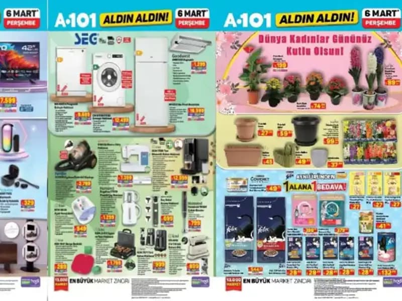 A101 6 Mart Aktüel Ürünler Kataloğu: Kaçırılmayacak Fırsatlar!