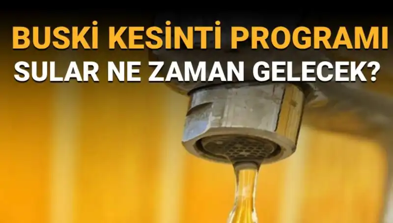 Bursa Nilüfer'de Su Kesintisi Bilgilendirmesi: Ne Zaman Sular Akacak?
