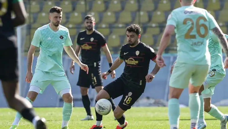 Trendyol 1. Lig'de Erokspor ve Amed Beraberlikle Ayrıldı