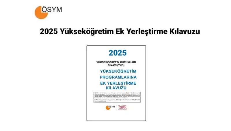 Yükseköğretim Ek Yerleştirme Kılavuzu 2025: Tüm Detaylar ve Tarihler