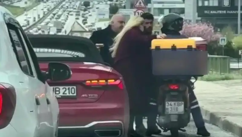 D-100'de Silahlı Tartışma: Motokurye Olayı Korkuttu