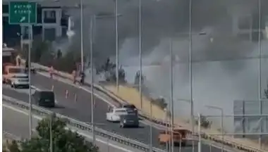 Anadolu Otoyolu’nda Sigara İzmariti Yangını: Korku Dolu Anlar Yaşandı